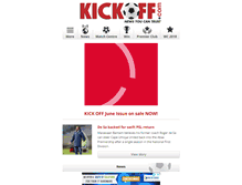 Tablet Screenshot of kickoff.com
